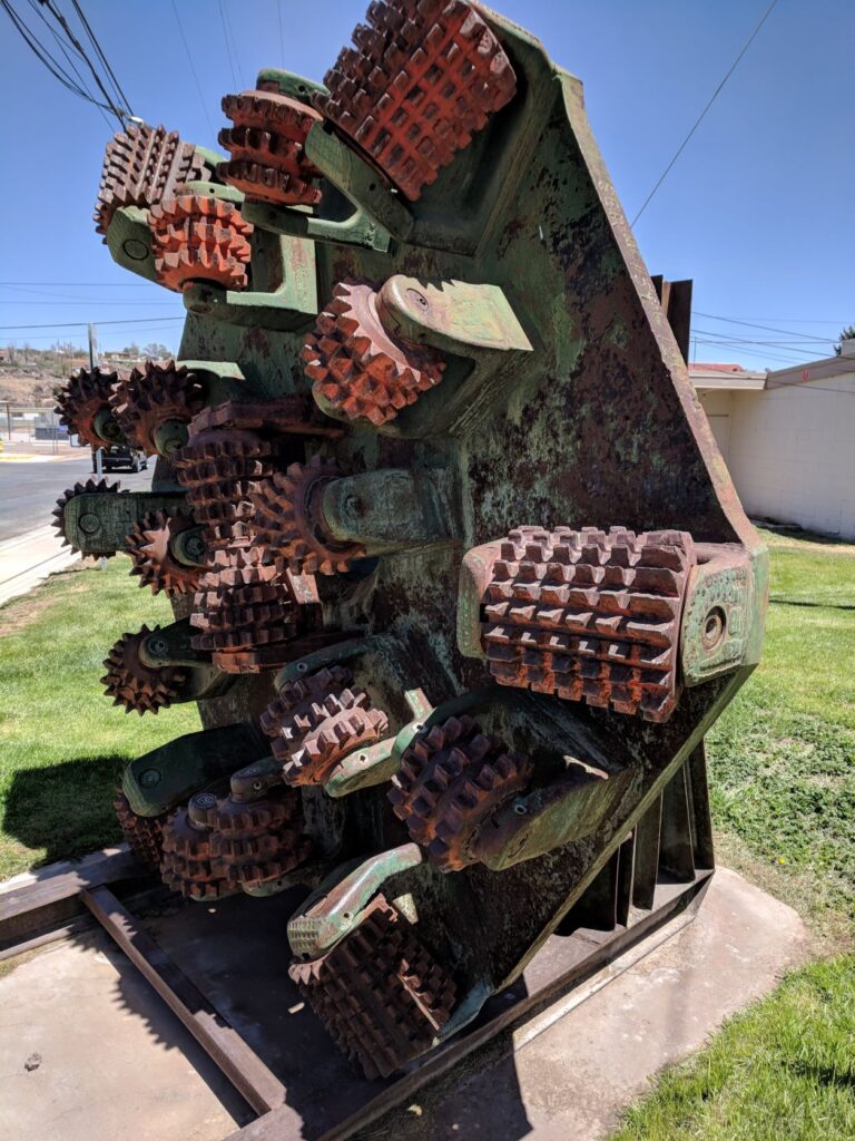 Boring tool, New Mexico Mining Museum